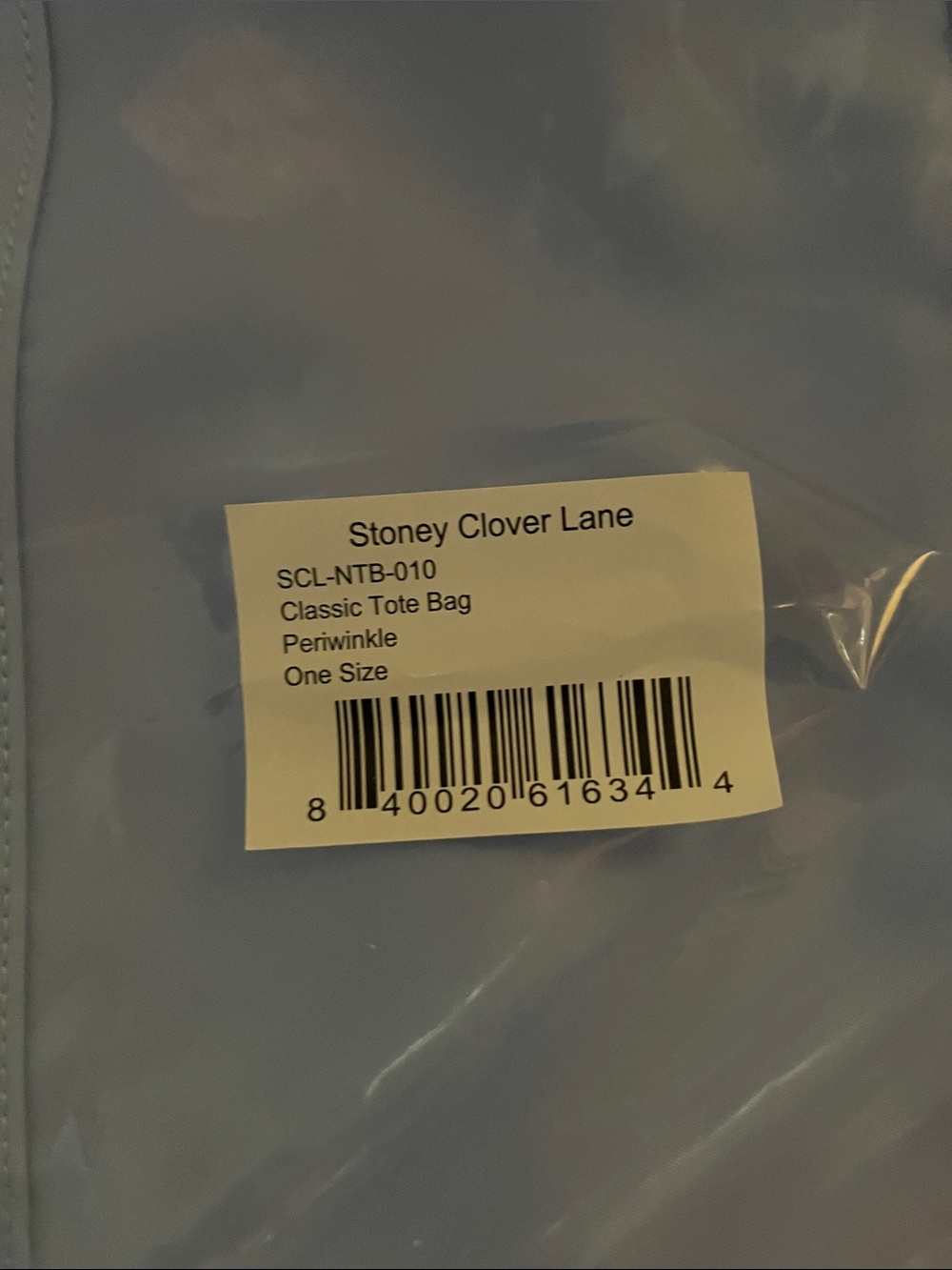 Tote Bag | Periwinkle - Stoney Clover Lane - Picture 3 of 4